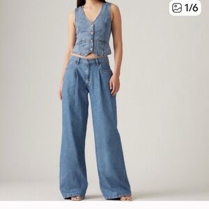 Levi's Baggy Dad Women's Premium Denim Jeans Size 28.